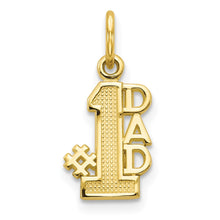Load image into Gallery viewer, 10K &num;1 DAD Charm
