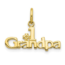Load image into Gallery viewer, 10K &num;1 GRANDPA Charm
