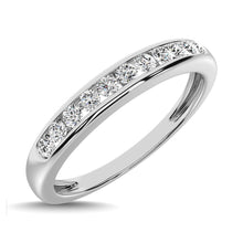 Load image into Gallery viewer, 10K White Gold 1/5 Ct.Tw. Diamond Anniversary Band
