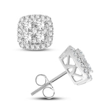 Load image into Gallery viewer, 14K  1.00CT  DIAMOND  EARR
