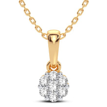 Load image into Gallery viewer, 14K 0.15CT Diamond Pendant
