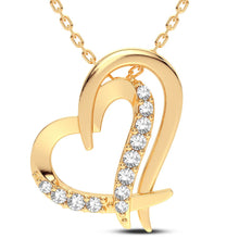 Load image into Gallery viewer, 10K 0.15CT Diamond Pendant
