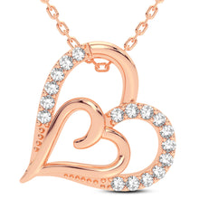 Load image into Gallery viewer, 14K 0.12CT Diamond Pendant
