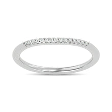 Load image into Gallery viewer, Diamond 1/20 Ct.tw Round-cut Wedding Band in 10K White Gold

