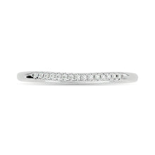 Load image into Gallery viewer, Diamond 1/20 Ct.tw Round-cut Wedding Band in 10K White Gold
