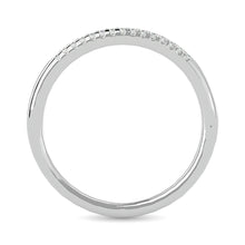 Load image into Gallery viewer, Diamond 1/20 Ct.tw Round-cut Wedding Band in 10K White Gold
