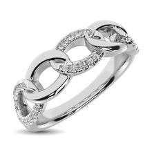 Load image into Gallery viewer, 14K White Gold 1/6 Ct.Tw. Diamond Interlinked Anniversary Band
