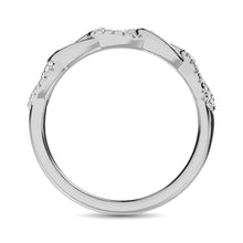 Load image into Gallery viewer, 14K White Gold 1/6 Ct.Tw. Diamond Interlinked Anniversary Band
