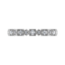 Load image into Gallery viewer, Diamond 1/8 Ct.tw Stackable Ring in 14K White Gold
