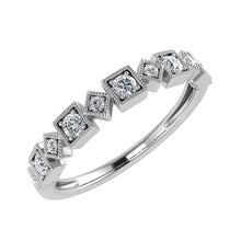 Load image into Gallery viewer, Diamond 1/8 Ct.tw Stackable Ring in 14K White Gold
