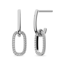 Load image into Gallery viewer, Diamond Fashion Earrings 1/5 Ct.tw in 14K White Gold

