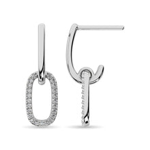 Load image into Gallery viewer, Diamond Fashion Earrings 1/5 Ct.tw in 14K White Gold
