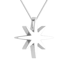 Load image into Gallery viewer, 10K White Gold 1/5 Ct.Tw. Diamond Star Pendant
