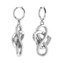 Load image into Gallery viewer, Diamond 1/4 Ct.Tw. Danglers Earrings in 10K White Gold
