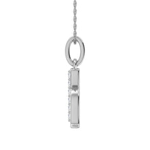 Load image into Gallery viewer, Diamond 1/20 Ct.Tw. Letter H Pendant in 10K White Gold
