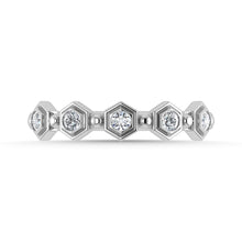 Load image into Gallery viewer, Diamond 1/8 Ct.Tw. Stack Band in 10K White Gold
