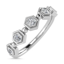 Load image into Gallery viewer, Diamond 1/8 Ct.Tw. Stack Band in 10K White Gold
