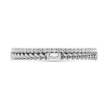 Load image into Gallery viewer, 14K White Gold Diamond  1/6 Ct.Tw. Stack Band
