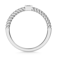 Load image into Gallery viewer, 14K White Gold Diamond  1/6 Ct.Tw. Stack Band
