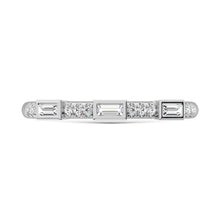 Load image into Gallery viewer, 14K White Gold Diamond  1/8 Ct.Tw. Stack Band
