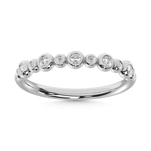 Load image into Gallery viewer, 14K White Gold Diamond 1/5 Ct.Tw. Stackable Band
