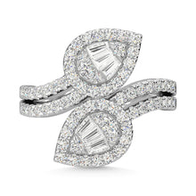 Load image into Gallery viewer, 14K White Gold Diamond 1 Ct.Tw. Fashion Ring
