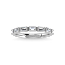 Load image into Gallery viewer, 14K White Gold Diamond 1/4 Ct.Tw. Stackable Band

