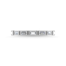 Load image into Gallery viewer, 14K White Gold Diamond 1/4 Ct.Tw. Stackable Band

