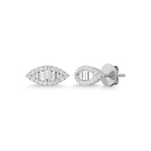 Load image into Gallery viewer, 14K White Gold Diamond 1/3 Ct.Tw. Fashion Earrings
