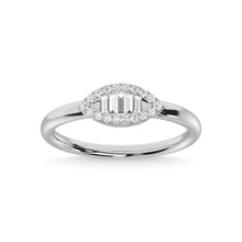 Load image into Gallery viewer, 14K White Gold Diamond 1/5 Ct.Tw. Fashion Ring
