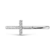 Load image into Gallery viewer, 14K White Gold  Diamond 1/10 Ct.Tw. Fashion Ring
