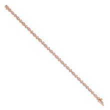 Load image into Gallery viewer, 14k Rose Gold Diamond Bracelet
