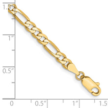 Load image into Gallery viewer, 14k 4mm Flat Figaro Chain
