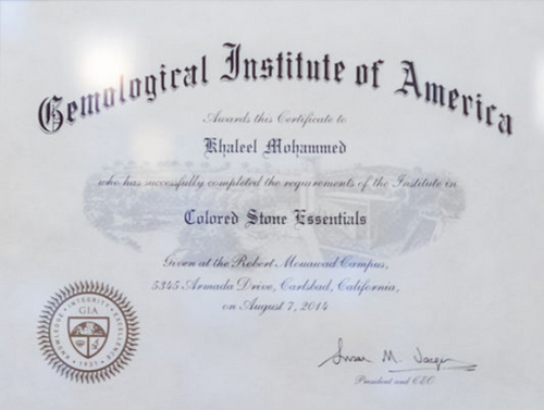 GIA Certified Color stone essentials professional