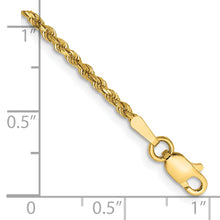 Load image into Gallery viewer, 14k 1.75mm D/C Rope with Lobster Clasp Chain
