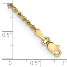 Load image into Gallery viewer, 14k 2mm Regular Rope Chain

