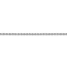 Load image into Gallery viewer, 14k White Gold 1.75mm D/C Rope with Lobster Clasp Chain
