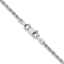 Load image into Gallery viewer, 10k White Gold 1.75mm Diamond-cut Rope Chain

