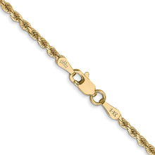 Load image into Gallery viewer, 14k 2mm D/C Rope with Lobster Clasp Chain
