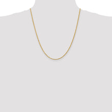 Load image into Gallery viewer, 14k 2mm D/C Rope with Lobster Clasp Chain
