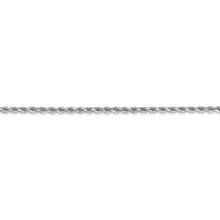 Load image into Gallery viewer, 10k White Gold 2mm Diamond-cut Rope Chain

