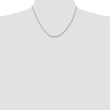 Load image into Gallery viewer, 14k White Gold 2mm D/C Rope with Lobster Clasp Chain
