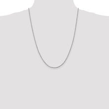 Load image into Gallery viewer, 14k White Gold 2mm D/C Rope with Lobster Clasp Chain

