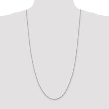 Load image into Gallery viewer, 14k White Gold 2mm D/C Rope with Lobster Clasp Chain

