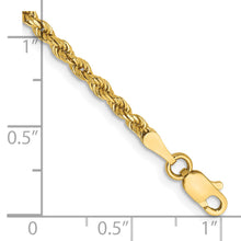 Load image into Gallery viewer, 14k 2.25mm D/C Rope with Lobster Clasp Chain
