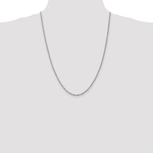 Load image into Gallery viewer, 10k White Gold 2.25mm Diamond-cut Rope Chain
