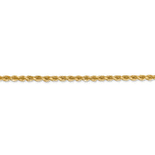 Load image into Gallery viewer, 14k 2.75mm Diamond-cut Rope with Lobster Clasp Chain
