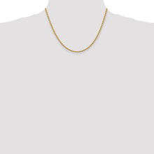 Load image into Gallery viewer, 14k 2.75mm Diamond-cut Rope with Lobster Clasp Chain
