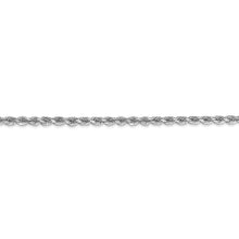 Load image into Gallery viewer, 10k White Gold 2.75mm Diamond-cut Rope Chain
