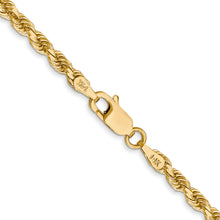 Load image into Gallery viewer, 14k 3mm D/C Rope with Lobster Clasp Chain
